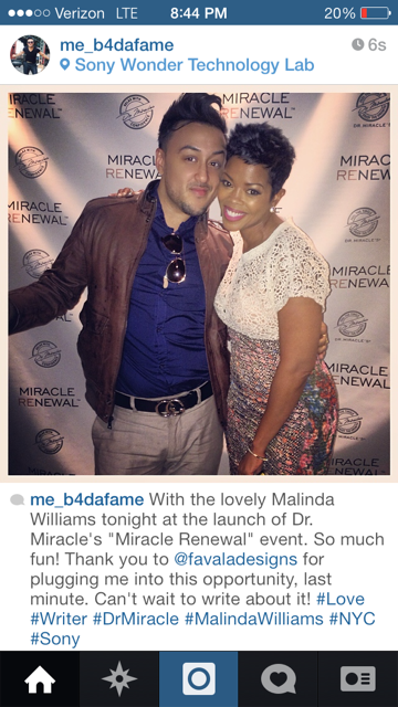 Dr Miracle NYC Launch Event- Jacson and Malinda Williams