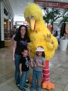 kids with Big Bird
