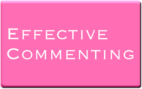Blogging Tips- Effective Blog Commenting
