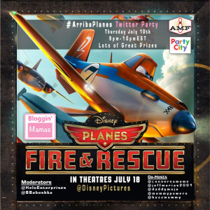 #ArribaPlanes Twitter Party with #BlogginMamas Disney Planes: Fire & Rescue Movie