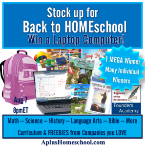Back to HomeSchool giveaway! Win a Laptop and more!