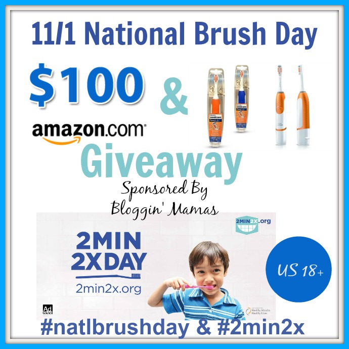 National Brush Day #natlbrushday #2min2x