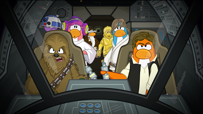 Club Penguins and Star Wars 