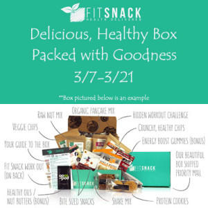 Fit Snack Healthy Box Giveaway Ends 3-21-15 US 18+