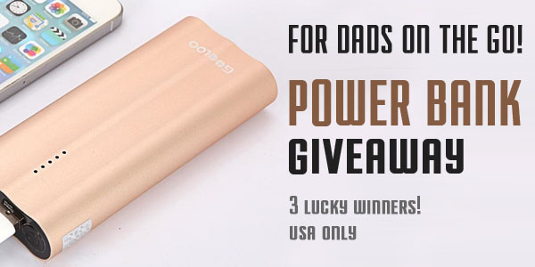 Giveaway Power Bank for Dads