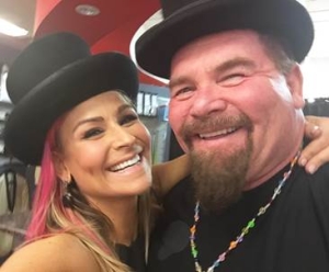 WWE Diva Natalya with her father.