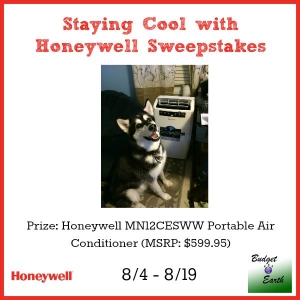 Honeywell Giveaway ends 8-19-15