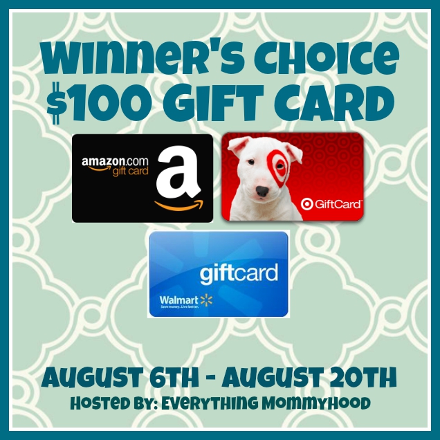 Winner's Choice Giveaway $100 Ends 8-20-15