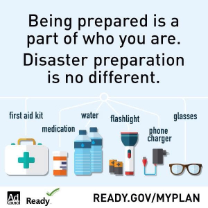 Ready.Gov/MyPlan Disaster Preparedness