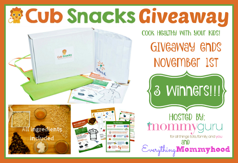 Cub Snacks Giveaway. Ends 11-1-15. US 18+.
