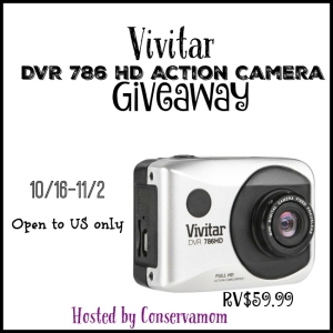 Vivitar DVR 786 HD Action Camera Giveaway-Ends 11-2-15
