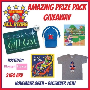 The Hometown All Stars Pirze Pack Giveaway and product review. Ends 12-10-15. US 18+.