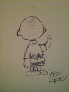 Hand Drawn Charlie Brown by The Peanuts Movie Director Steve Martino
