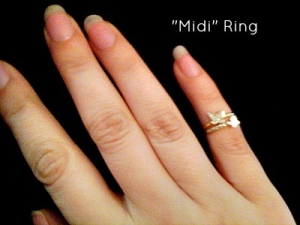 Butterfly Midi Ring