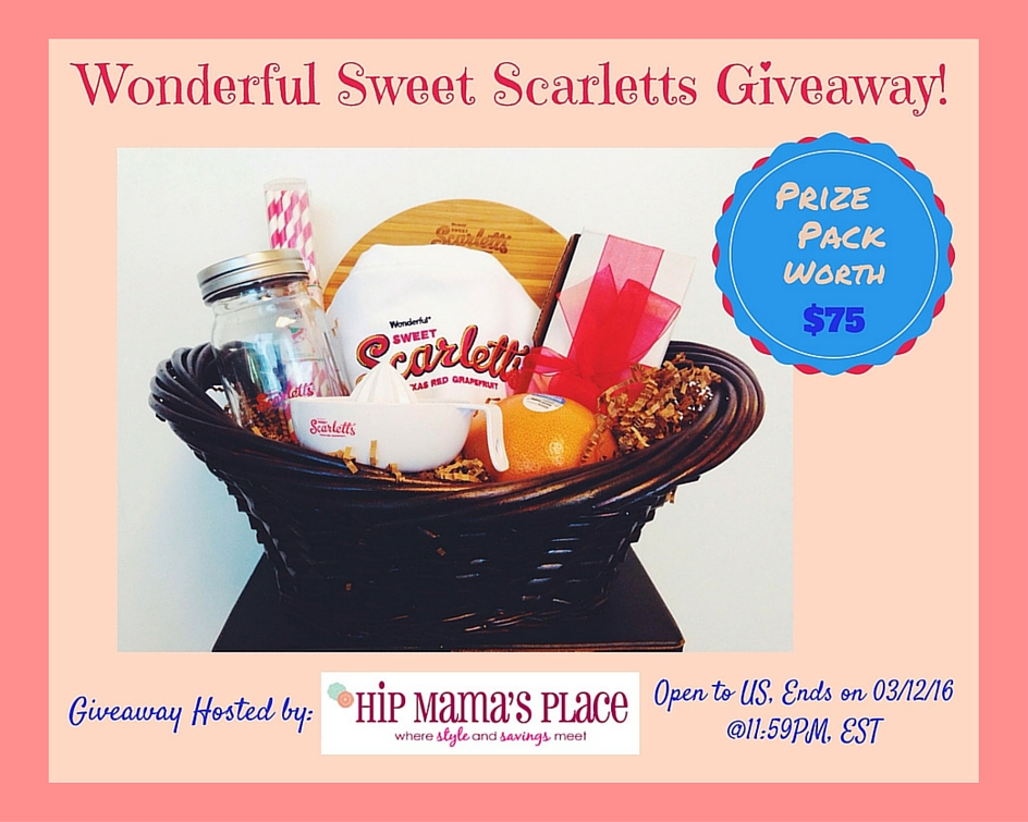 Win a Wonderful Sweet Scarletts Gift Basket Worth $75! Ends 3-12-16