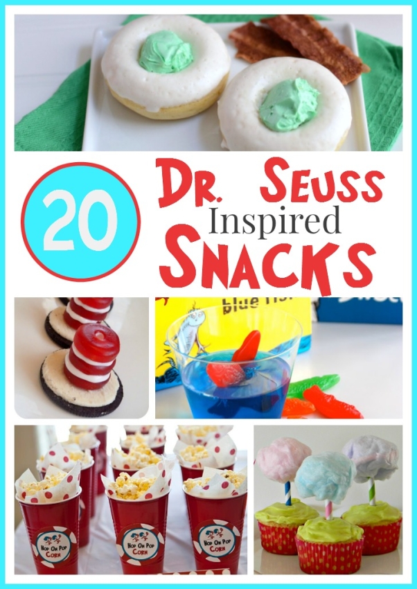 20 Dr. Seuss Inspired Snacks to celebrate Dr. Seuss's Birthday!