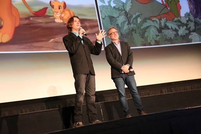 ZOOTOPIA - Directors Byron Howard and Rich Moore present some of the research they did at Disney's Animal Kingdom Park in collaboration with Dr. Mark Penning - Vice President, Animals, Science and Environment, Disney Parks. Photo by Alex Kang. ©2016 Disney. All Rights Reserved.