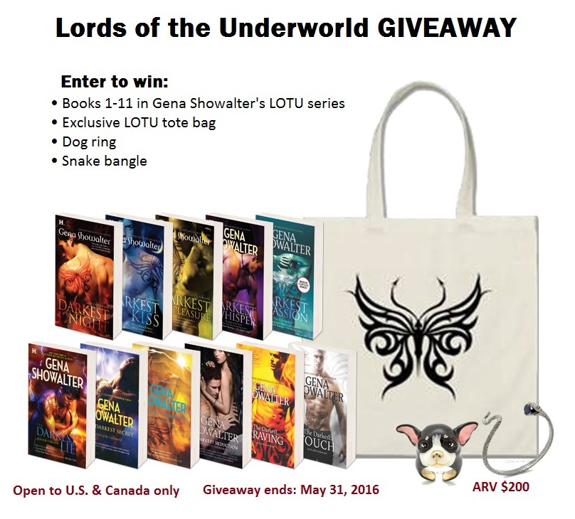 Lords of the Underworld Giveaway Ends 5-31-16. US & Canada 18+. NOT open worldwide. 