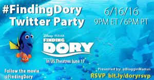 Finding Dory Twitter Party 6-16-16 at 9p ET RSVP bit.ly/doryrsvp